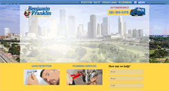 Desktop Screenshot of benfranklinplumberhouston.com